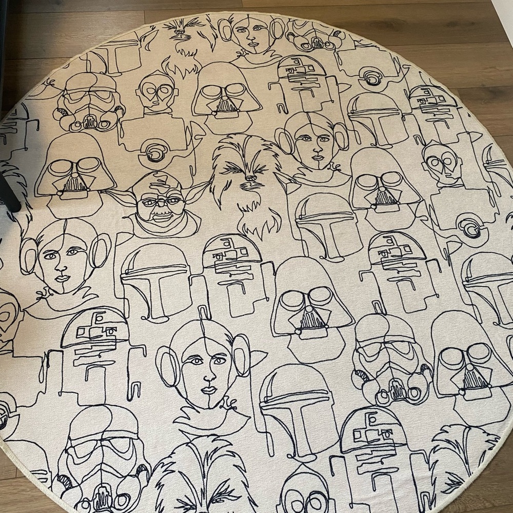 6’ round Star Wars ruggable
